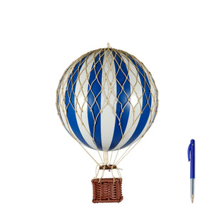 Balloon - Blue & White Stripe Medium