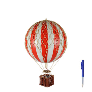 Balloon - Red & White Stripe Medium