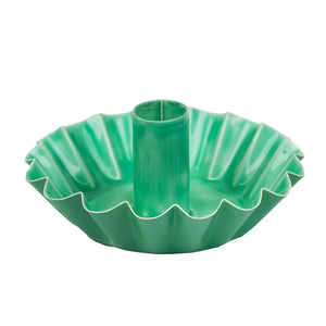 METAL CANDLE HOLDER - GREEN