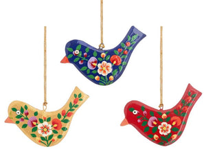 Wooden Hanging Bird