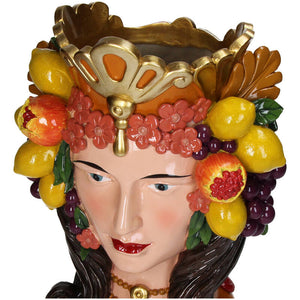 Exotic Lady's Head Vase
