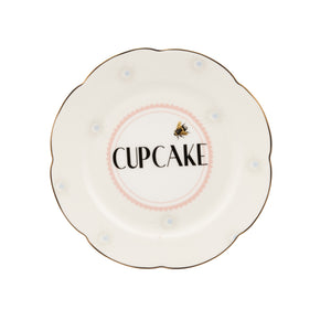 Cheeky Tea Plates w Box S/4