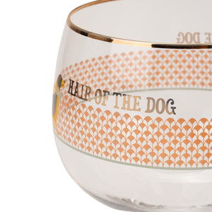 YE -  GIN GLASS (SAUSAGE DOG)
