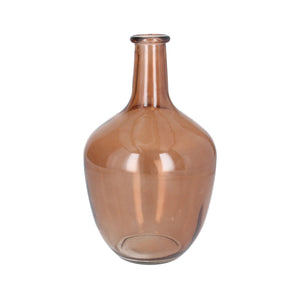 Vase - Rum Bottle Amber 25cm