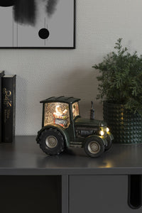 Water Lantern - Light Up Tractor Santa