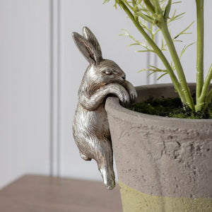 Pot Hanger - Hamish the Hare Silver